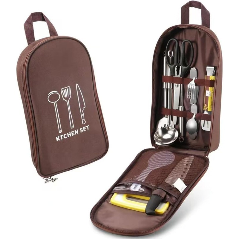 Camping Cooking Equipment Bag - 캠핑 여행용 조리기구 정리함 휴대용 파우치