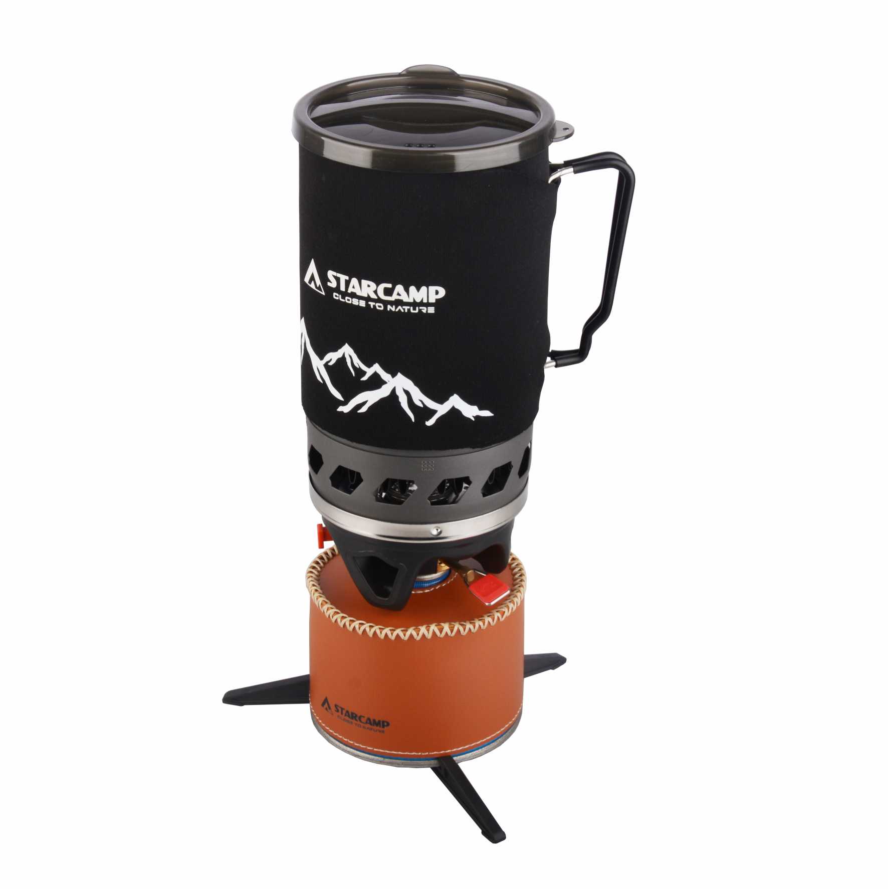 Camping Cooking Equipment Gas - STARCAMP 1400ml 야외 Fastboil 제트 쿠커