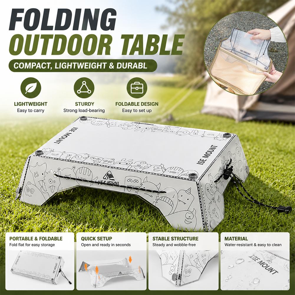 Camping Cooking Table - 휴대용 다기능 접이식 캠핑 테이블 PP