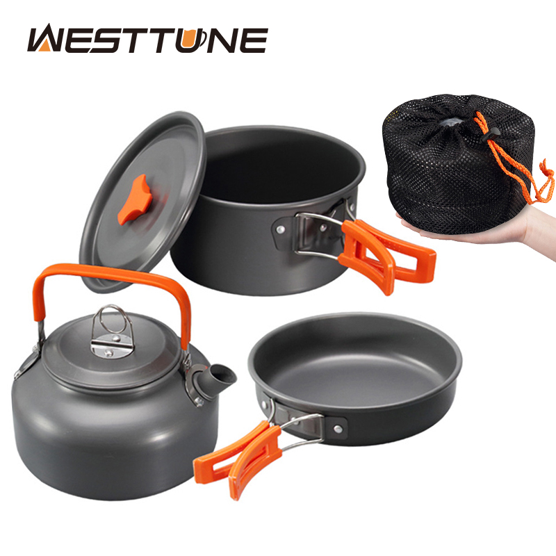 Camping Cooking Meat - WESTTUNE 캠핑 조리기구 키트 알루미늄 야외
