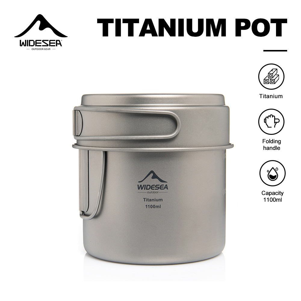 Widesea 초경량 티타늄 캠핑 냄비 1100ml 접 - Camping Cooking Mug 리뷰 및 가격