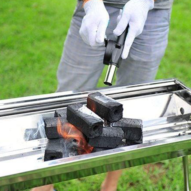 바베큐 팬 에어 블로워 빠른 불쏘시개 휴대용 수동 핸드 - Camping Cooking Meat 리뷰 및 가격
