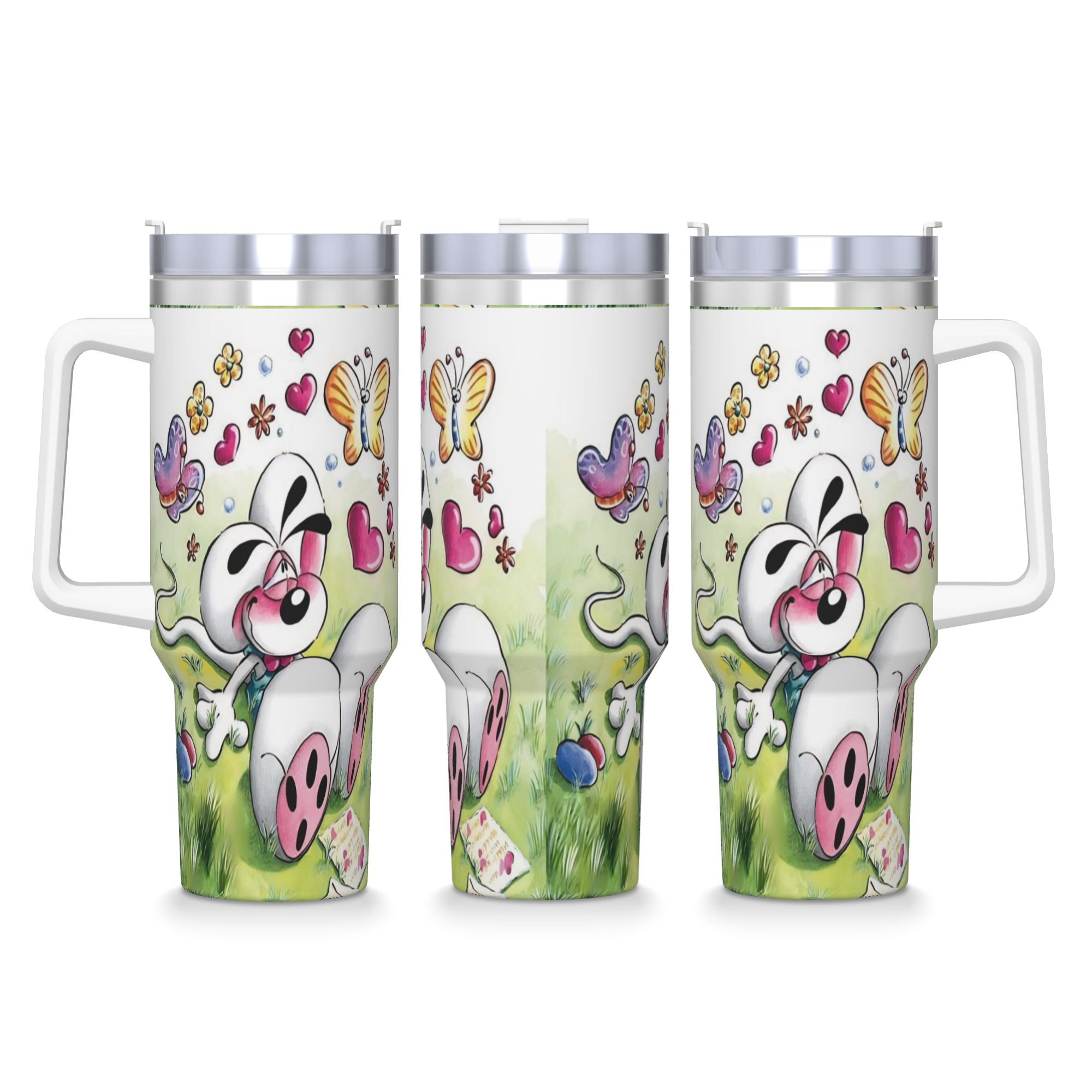 카툰 디들 스테인리스 스틸 텀블러 캠핑 커피 머그 빨대 - Camping Cooking Mug 리뷰 및 가격