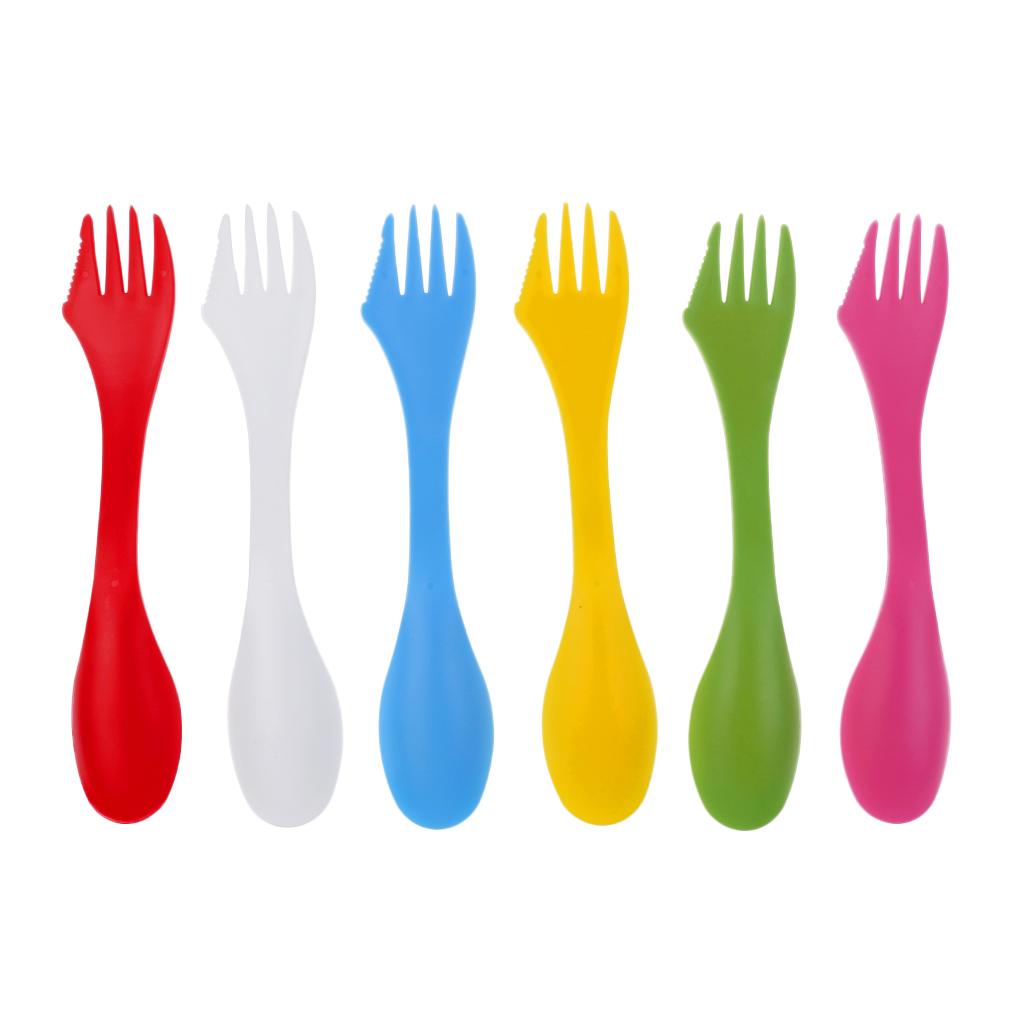 다용도 캠핑 식기 세트 플라스틱 스포크 포크 커틀러리  - Camp Spork Set 리뷰 및 가격