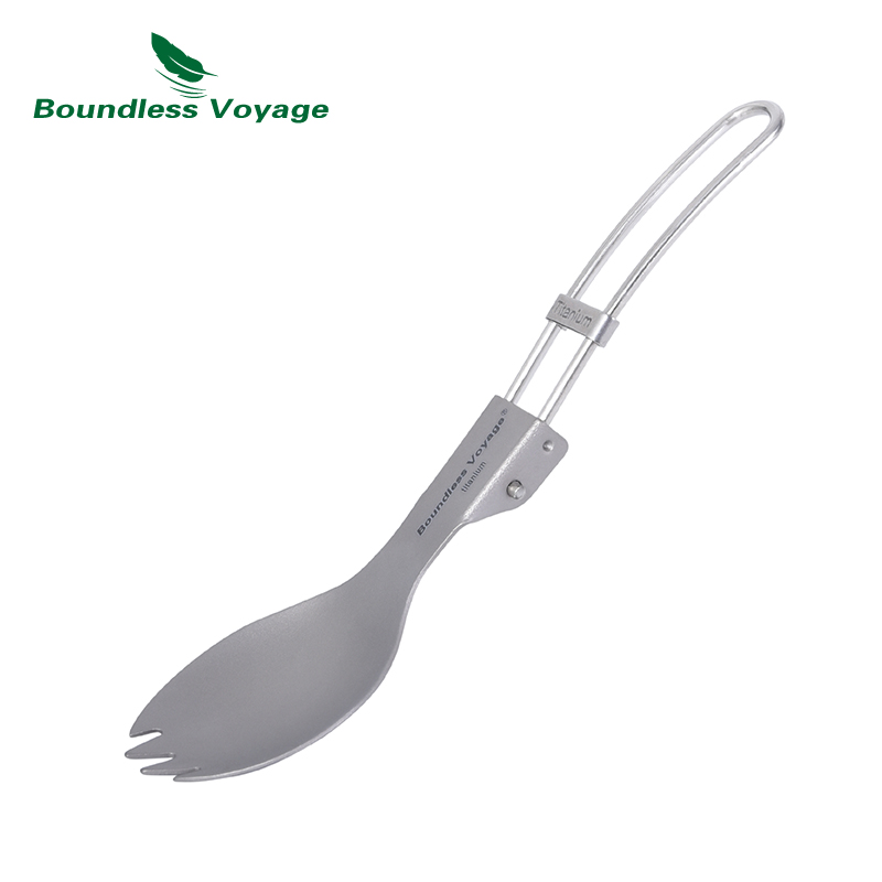 티타늄 캠핑 식기 휴대용 칼 붙이 접이식 숟가락 포크  - Camp Spork Set 리뷰 및 가격