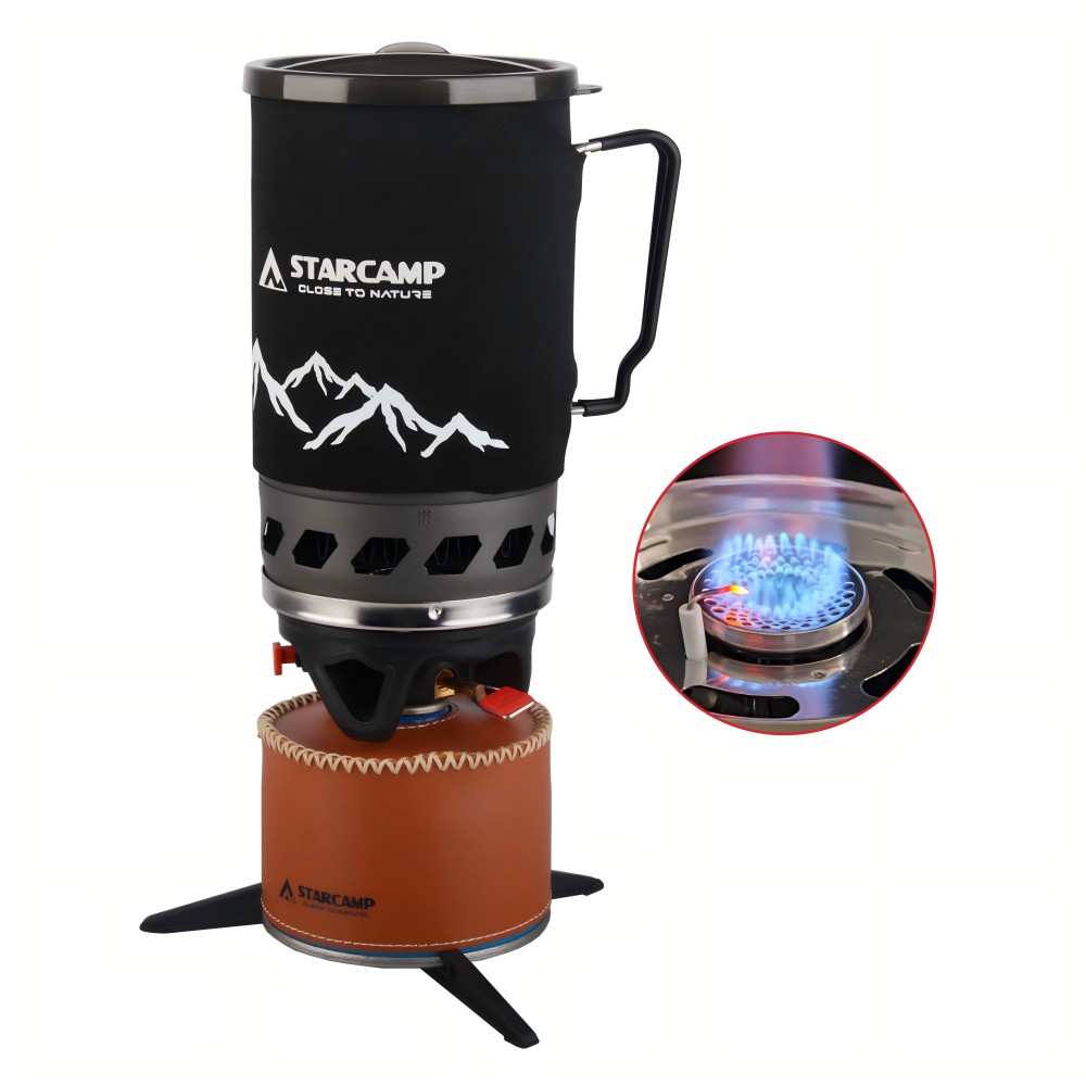 STARCAMP 1400ml 야외 Fastboil 제트 - Camping Cooking Equipment Gas 리뷰 및 가격
