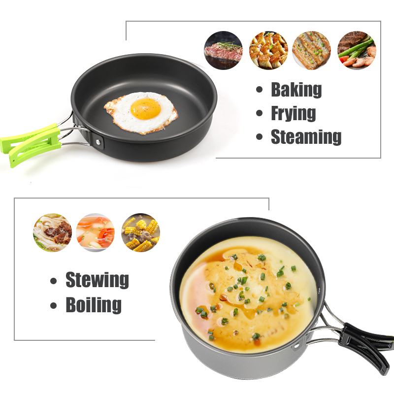 WESTTUNE 캠핑 조리기구 키트 알루미늄 야외 휴대 - Camping Cooking Meat 리뷰 및 가격