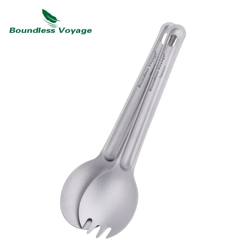 무한 항해 티타늄 칼 붙이 재사용 가능한 숟가락 스포크 - Camp Spork Set 리뷰 및 가격