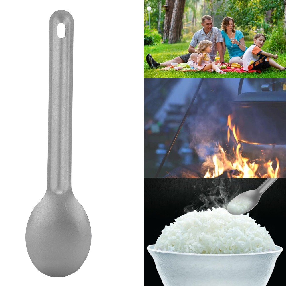3 개/대 내구성이 뛰어난 경량 티타늄 스포크 롱 핸들 - Camp Spork Set 리뷰 및 가격