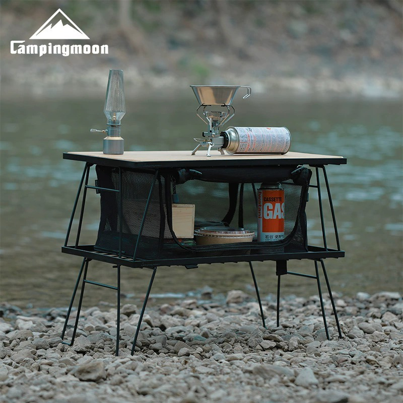 캠핑문 T-230 야외용 심플 필드랙 접이식 테이블 철 - Camping Cooking Table 리뷰 및 가격