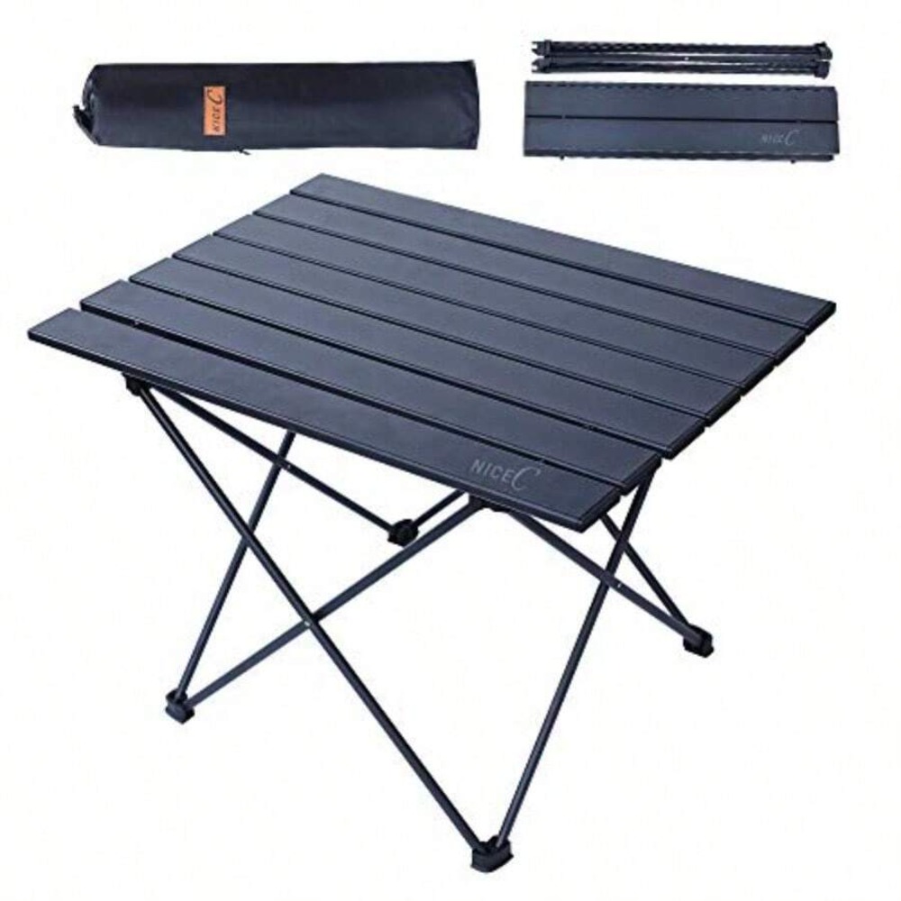 초경량 롤업 알루미늄 캠핑 테이블 접이식 휴대용 야외  - Camping Cooking Table 리뷰 및 가격