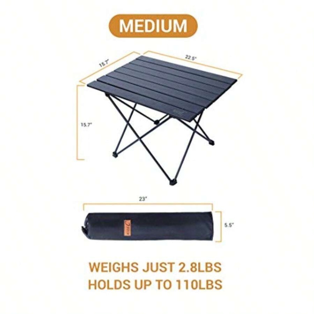 초경량 롤업 알루미늄 캠핑 테이블 접이식 휴대용 야외  - Camping Cooking Table 리뷰 및 가격
