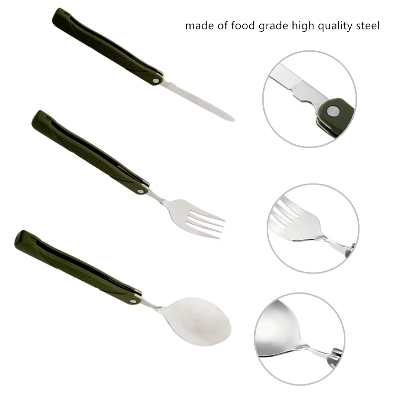 긴 조리기구 백팩 스포크 포크 스테인리스 스틸 접이식  - Camp Spork Set 리뷰 및 가격