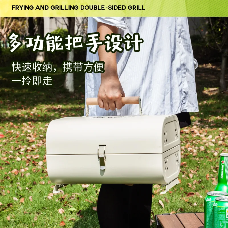 바베큐 오븐 가정용 그릴 휴대용 야외 캠핑용 무연 그릴 - Camping Cooking Meat 리뷰 및 가격