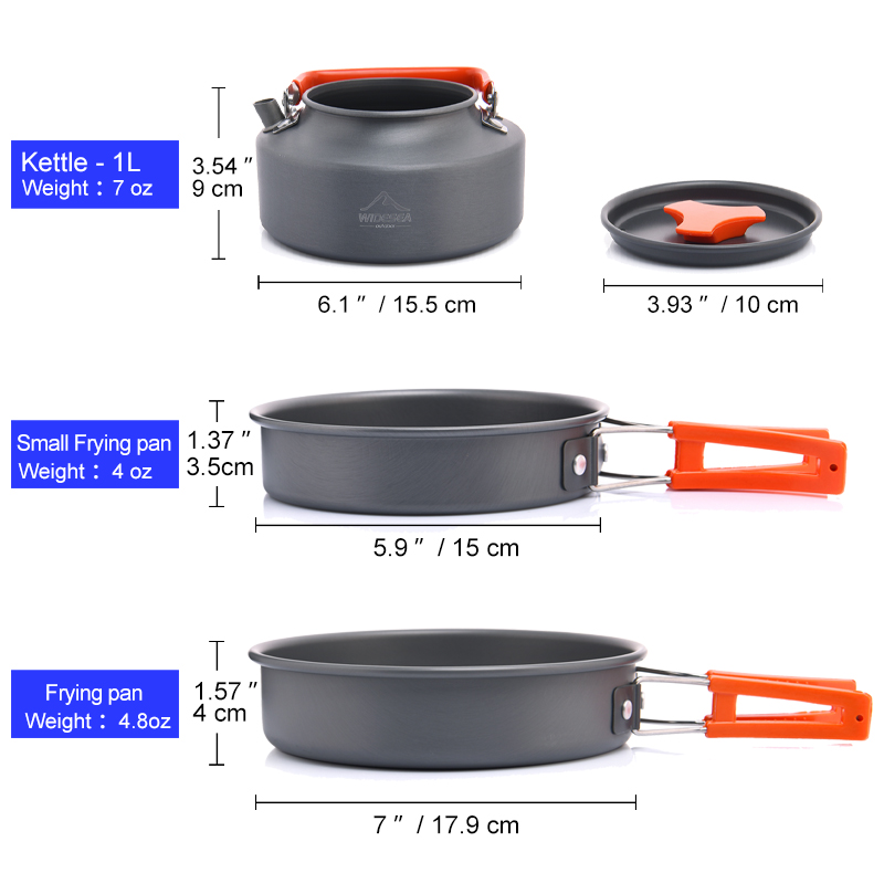 Widesea 캠핑 야외 조리기구 세트 식기 요리 칼  - Camping Cooking Pack 리뷰 및 가격
