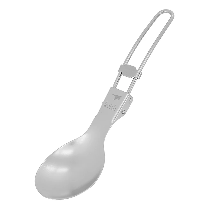 키이스 야외 티타늄 접이식 숟가락 스포크 나이프 포크  - Camp Spork Set 리뷰 및 가격