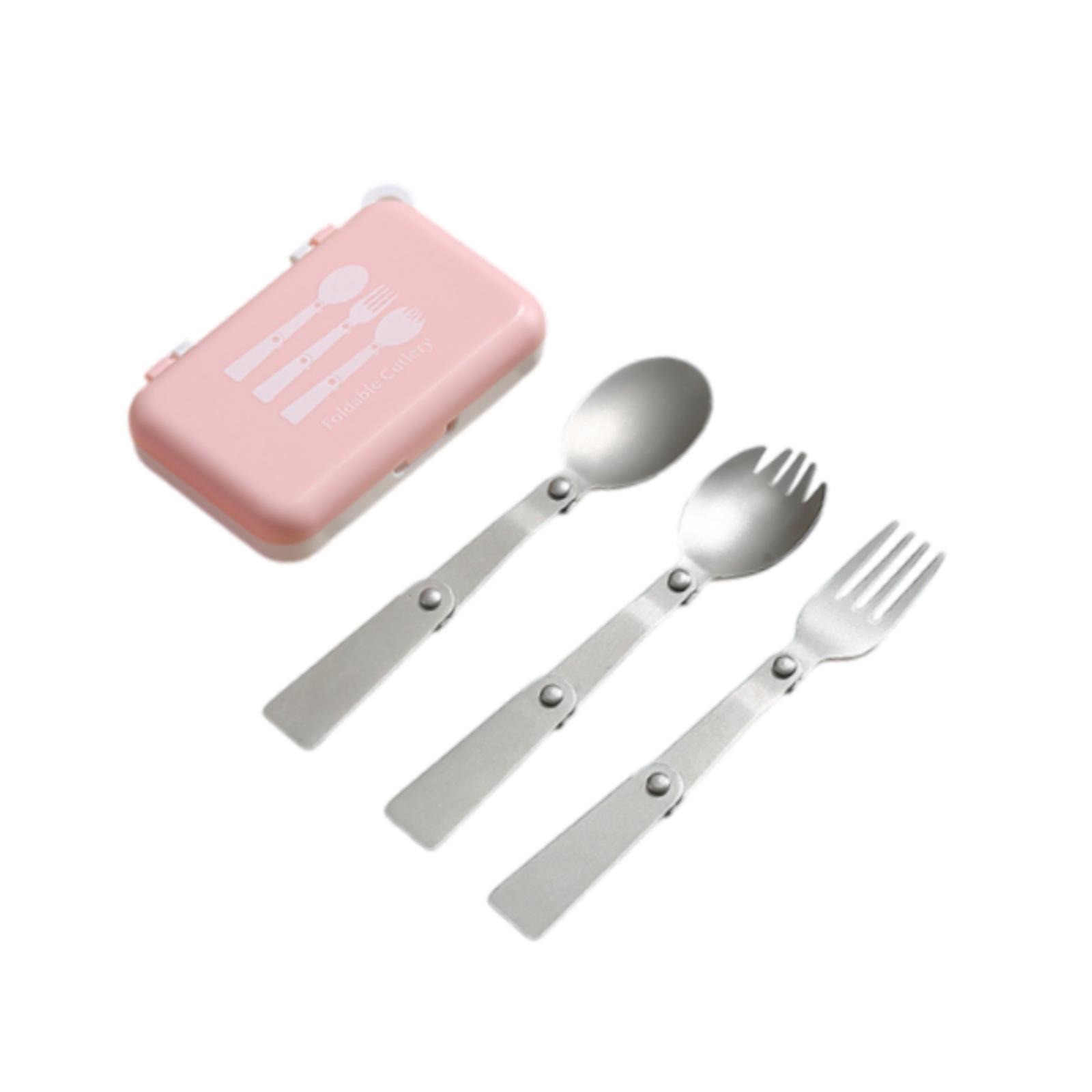 캠핑용 수저 세트 접이식 포크 스푼 스포크 세트 스테인 - Camp Spork Set 리뷰 및 가격