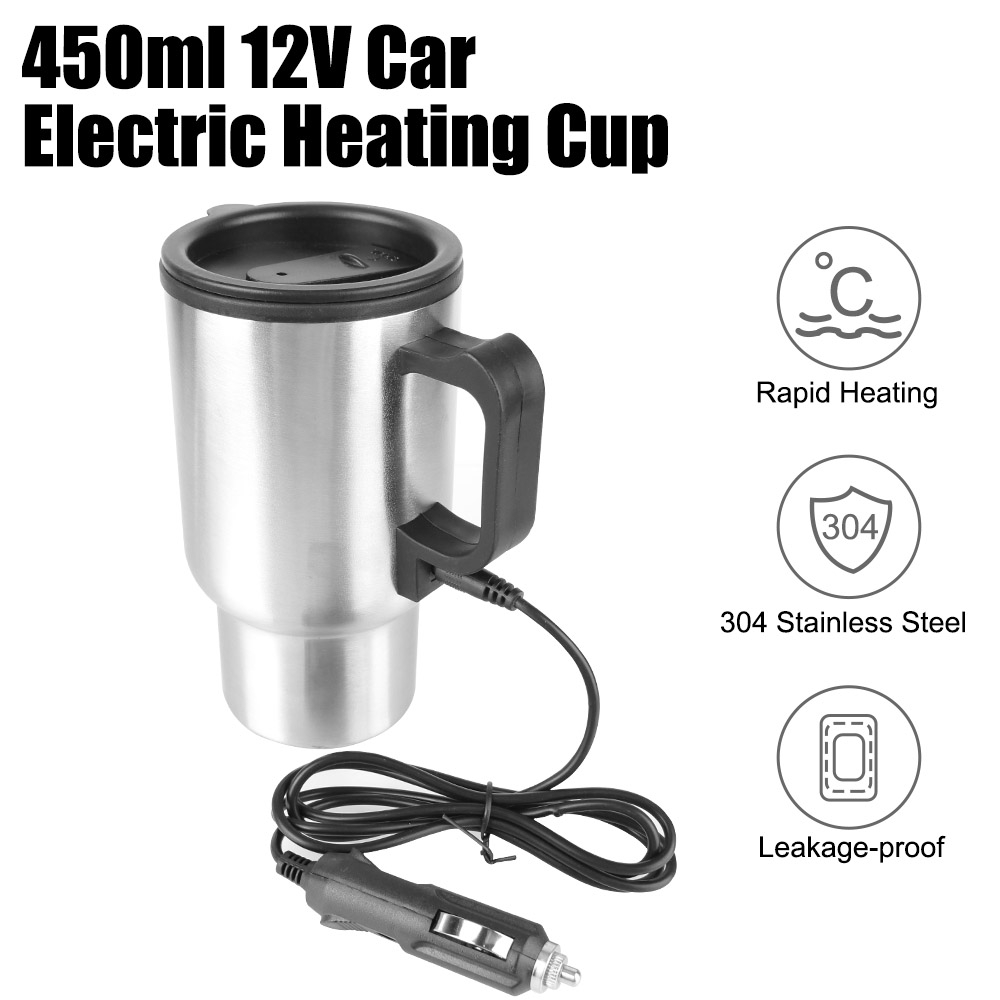 전기 난방 자동차 주전자, 물 커피 우유 보온 머그잔, - Camping Cooking Mug 리뷰 및 가격