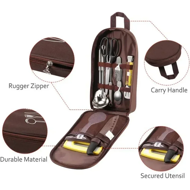 캠핑 장비 보관 가방, 대용량 피크닉 및 하이킹 용품, - Camping Cooking Equipment Bag 리뷰 및 가격