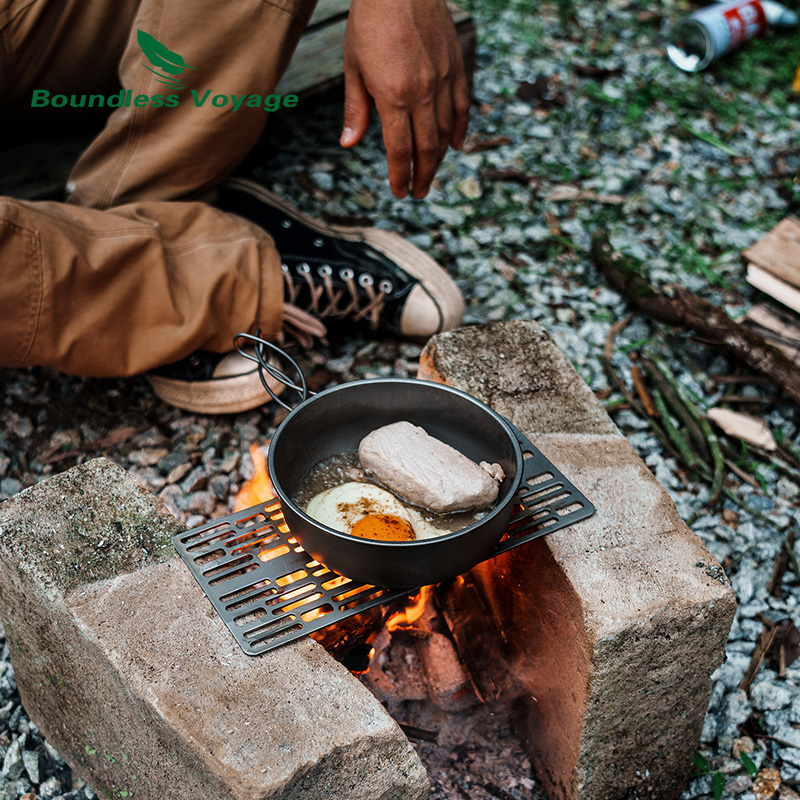 무한 항해 야외 캠핑 티타늄 숯불 바베큐 그릴 플레이트 - Camping Cooking Meat 리뷰 및 가격