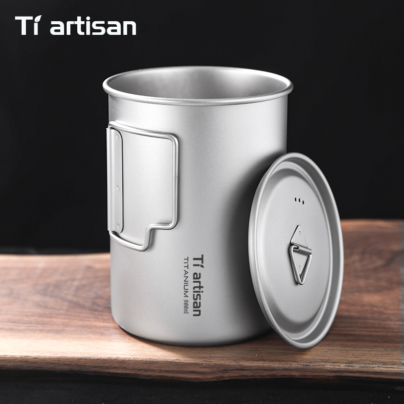 Tiartisan 750ml/900ml 티타늄 접이식  - Camping Cooking Mug 리뷰 및 가격