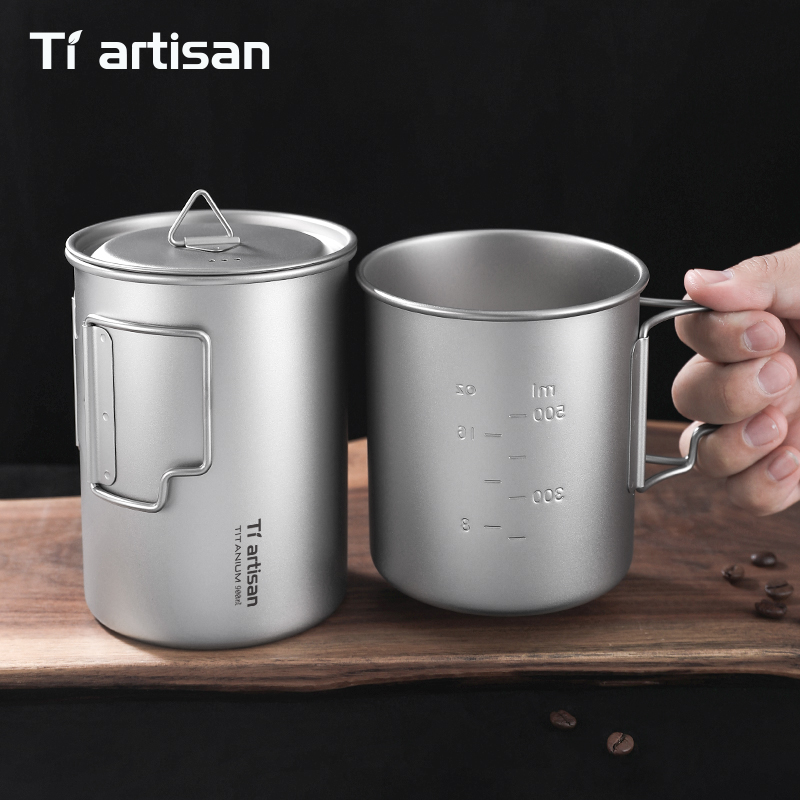 Tiartisan 750ml/900ml 티타늄 접이식  - Camping Cooking Mug 리뷰 및 가격