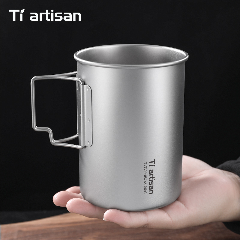 Tiartisan 750ml/900ml 티타늄 접이식  - Camping Cooking Mug 리뷰 및 가격