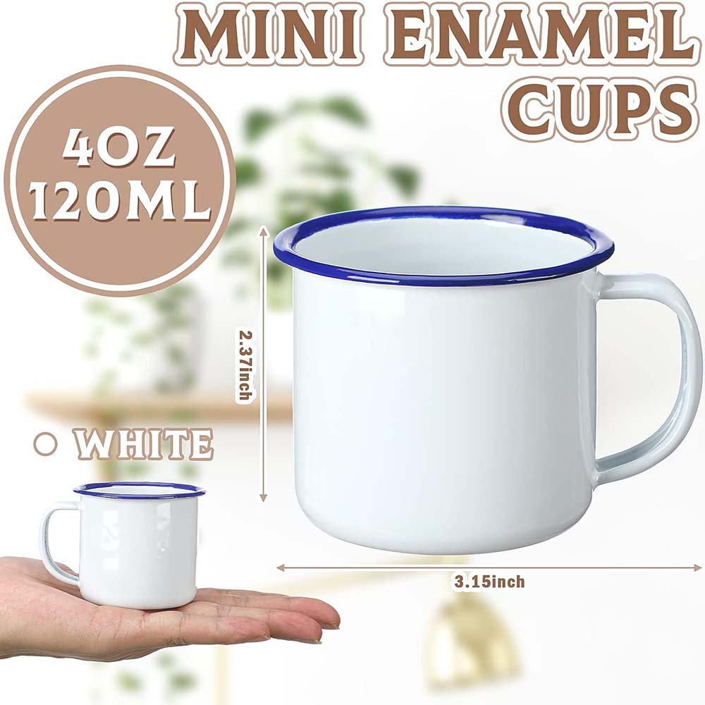 미니 에나멜 캠핑 커피 머그잔 4Oz 금속 작은 클래식 - Camping Cooking Mug 리뷰 및 가격