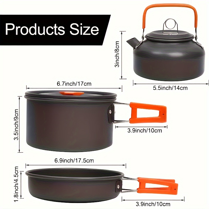 초경량, 내구성, 휴대용 야외 알루미늄 합금 조리기구  - Camping Cooking Equipment Bag 리뷰 및 가격