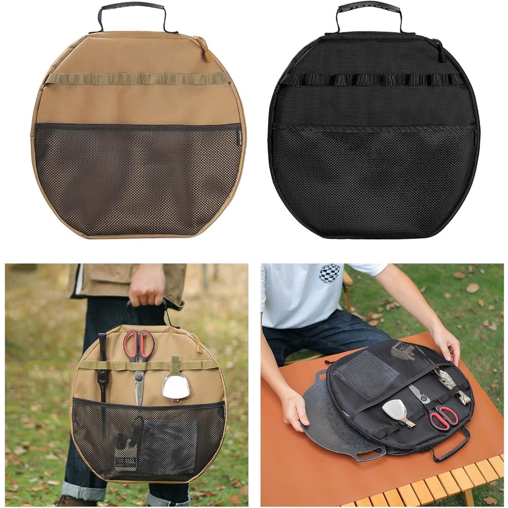 그릴 팬 보관 가방, 프라이팬 및 그릴용 휴대용 파우치 - Camping Cooking Rack 리뷰 및 가격